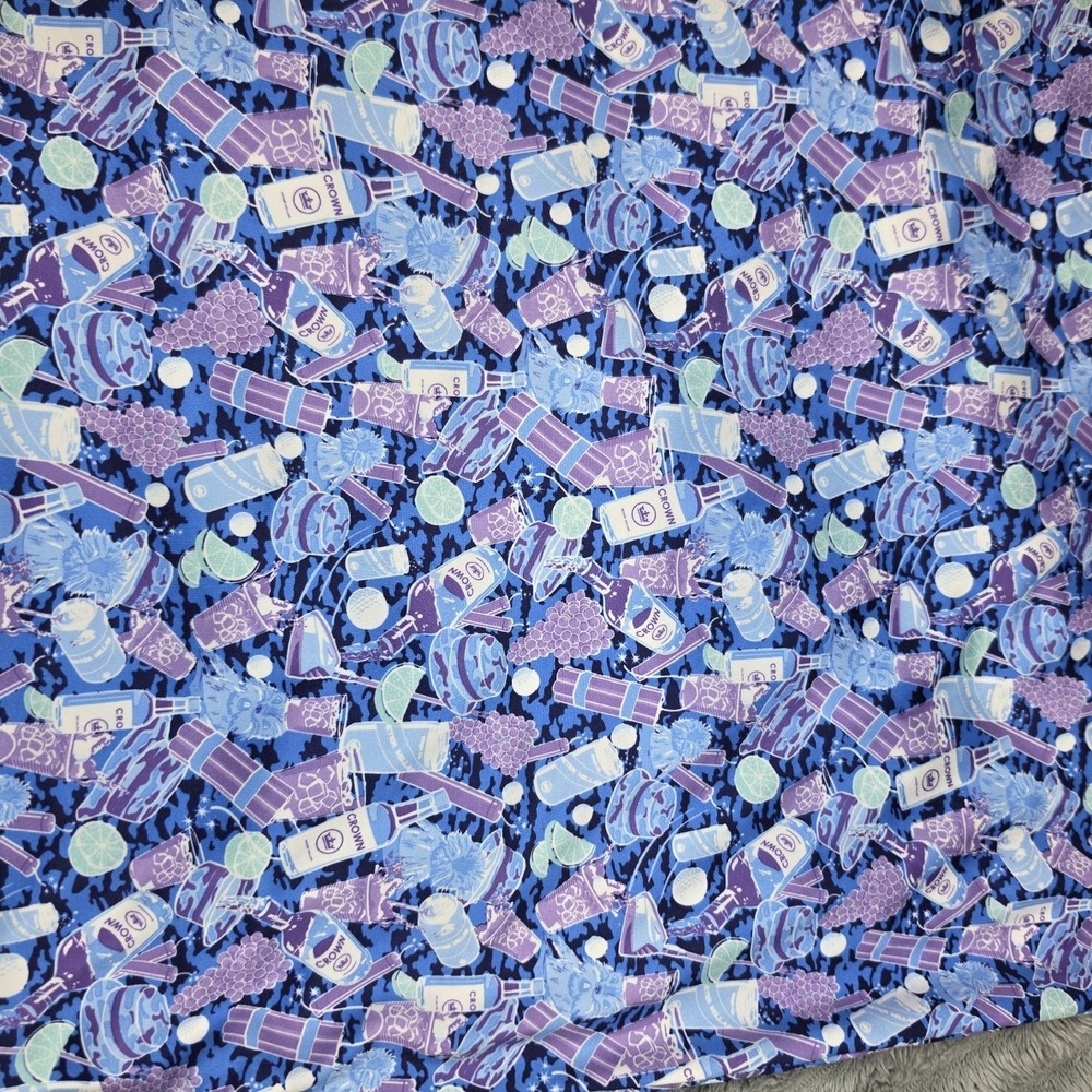 Peter Millar Caddyshack Print Golf Polo Shirt Mens XL Multicolor Short Sleeve - Picture 12 of 13